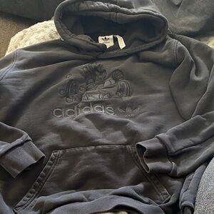 Adidas x Disney Goofy Men's Black Hoodie